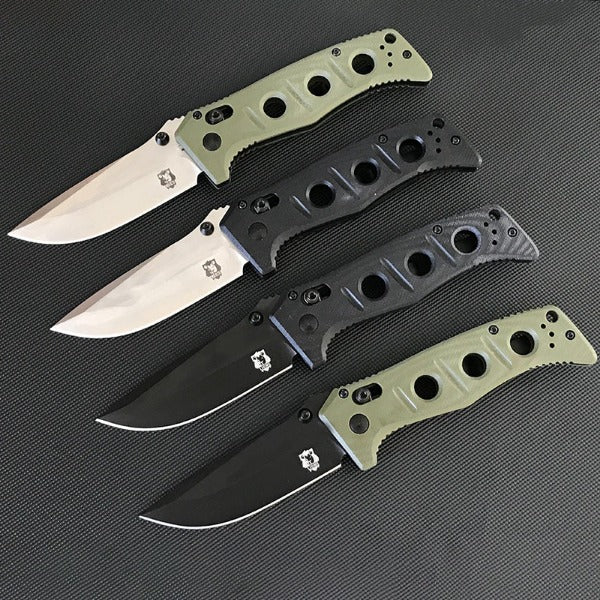 Liome G10 Grip Folding Knife for Outdoor Survival and Everyday Carry