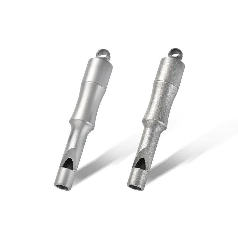 Titanium Waterproof Emergency Whistle with Storage for Multi-function Outdoor Use