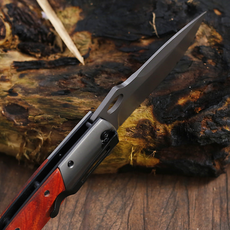 Compact Self-defense Folding Pocket Knife for Outdoor Use