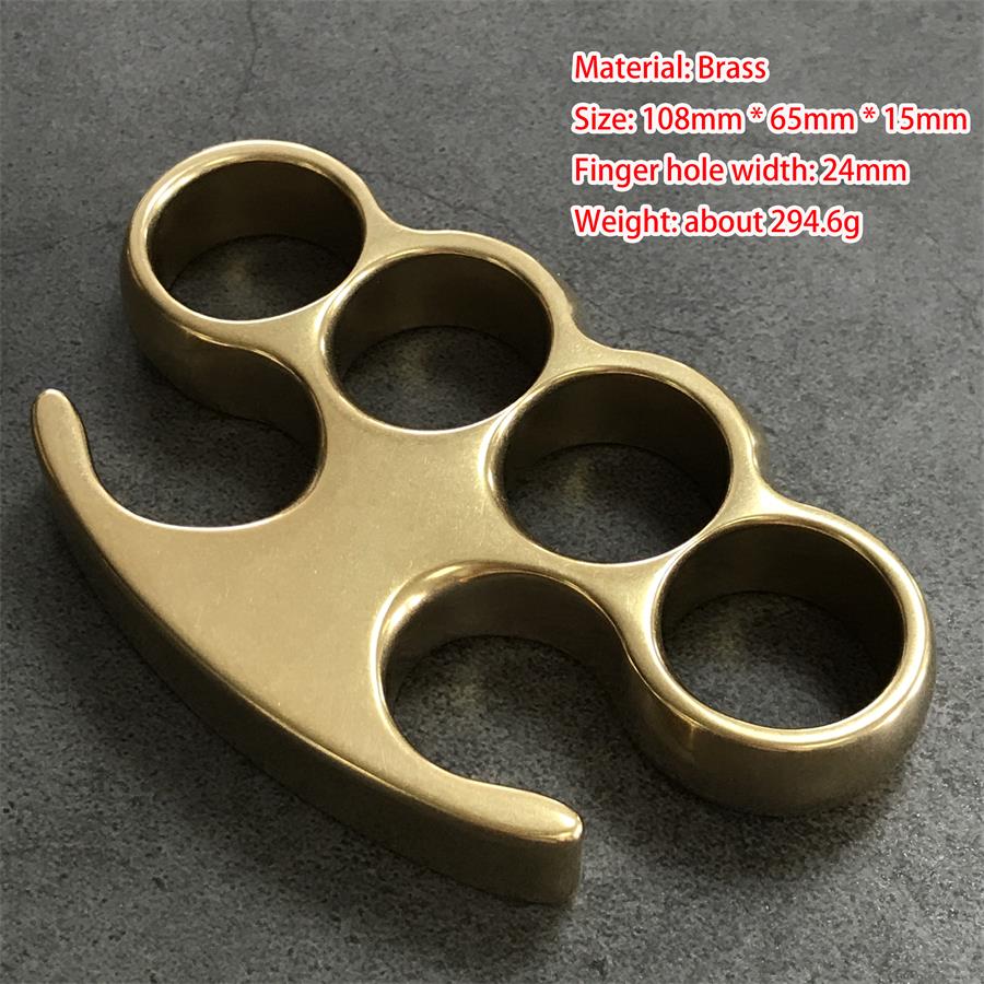 Timeless Style Stonewashed Brass Knuckle Duster