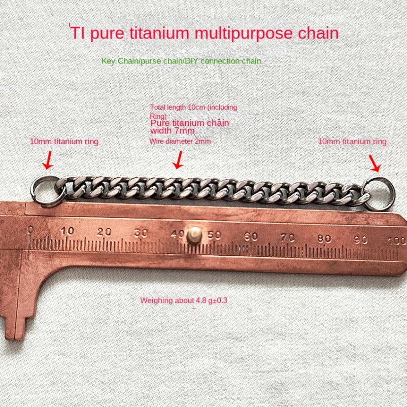 Ti Steel Pick Tactical Chain Defender for Protection