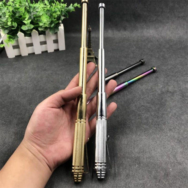 Miniature Expandable Baton in Pen Form for Protection