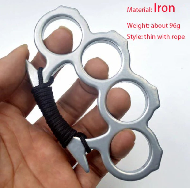 IronGuard Self-Defense Gear Featuring Iron Knuckle Duster and Window Breaker
