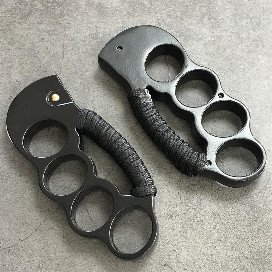EDC Knuckle Duster Knife Set Multi-Purpose Self-Defense Tool