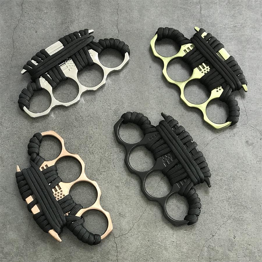 Star Texture Knuckle Duster Outdoor Utility Tool