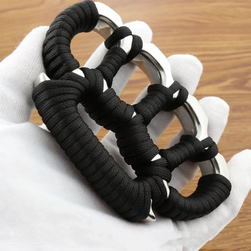 Thickened Solid Steel Knuckle Duster Tactical EDC Tool for Safety