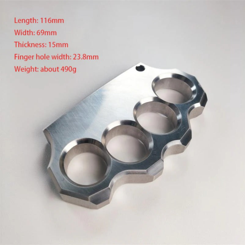 Stainless Steel Knuckle Duster for Training and Self-Defense