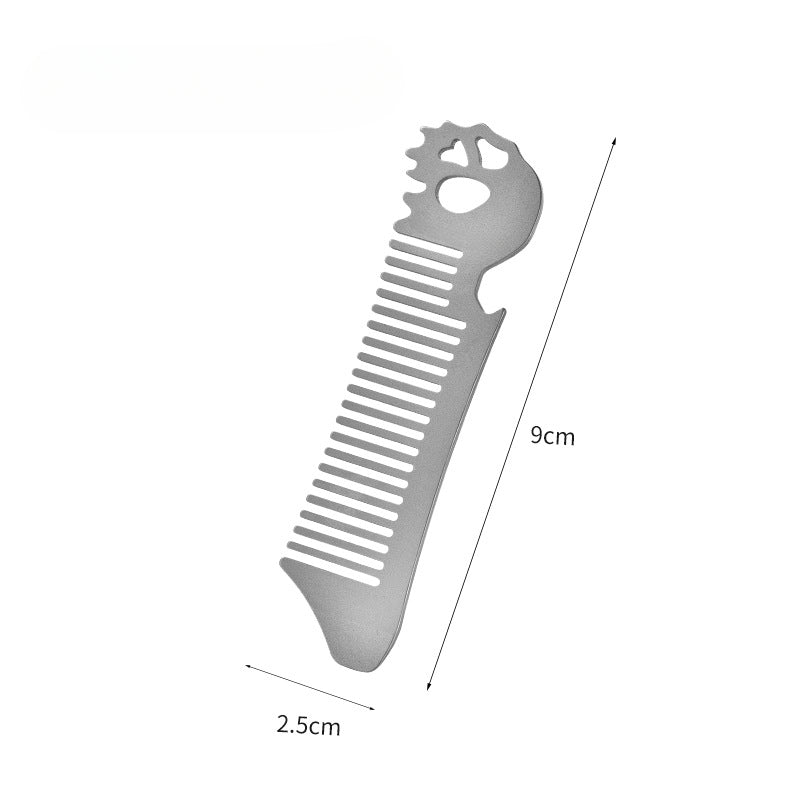 Titan Groomer Comb with Bottle Opener Anti-Static Design