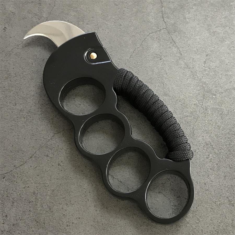 EDC Knuckle Duster Knife Set Multi-Purpose Self-Defense Tool