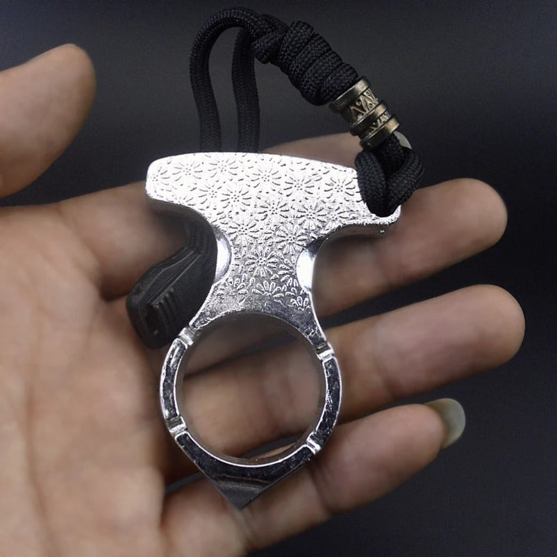 FistGuard Thickened Metal Knuckle Duster and Window Escape Tool