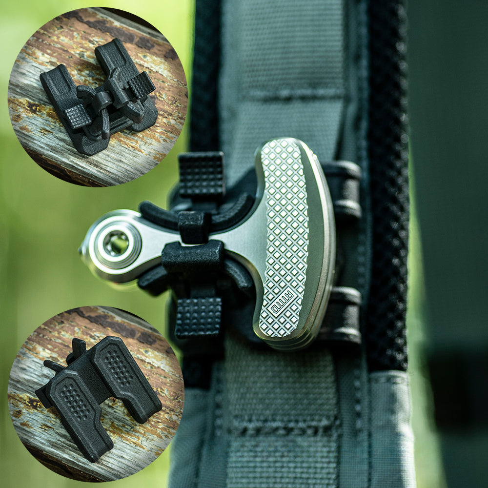 Titanium Sailor Knuckle Duster Push Poker EDC Tool