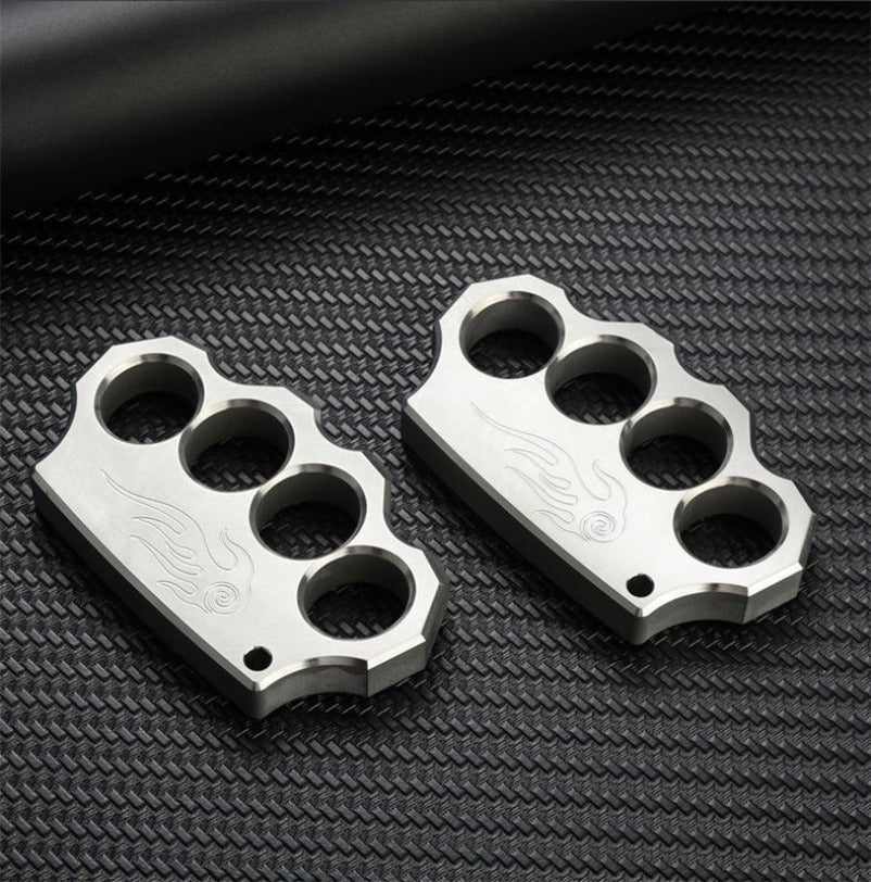 Solid Fine Steel Knuckle Duster Tactical Tool for Personal Safety