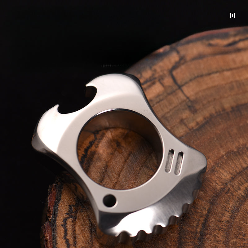 Titanium Purple Copper Knuckle Duster EDC