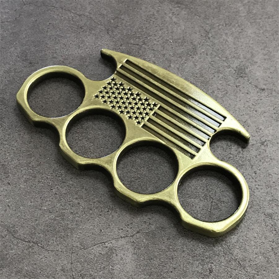 Star Texture Knuckle Duster Outdoor Utility Tool