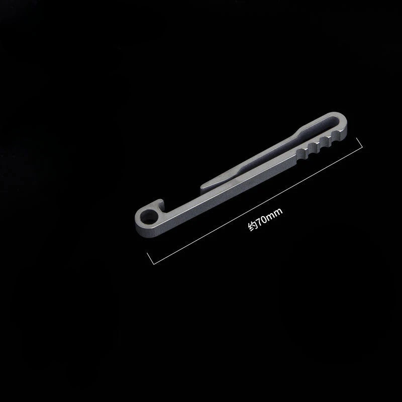 SwiftClip Titanium Key Ring for Efficient Car Key Storage