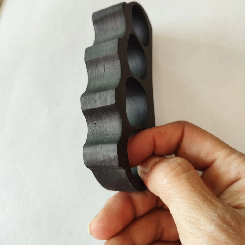Carbon Fiber Knuckle Duster Four Finger Tactical Gear for Protection