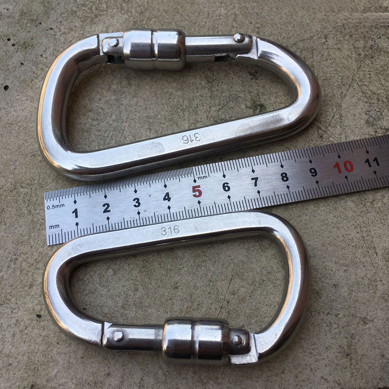 Titan GripLock D-Rig Clip for Secure Climbing and Hauling Tasks
