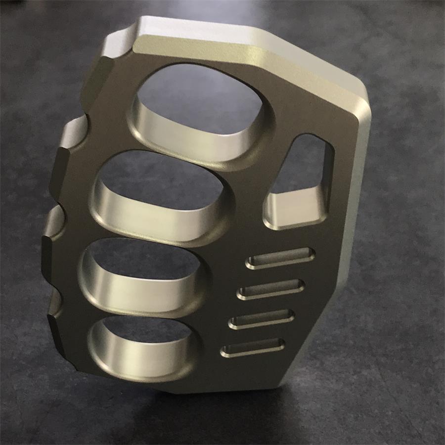 Oversized Finger Loop Aluminum Knuckle Duster Defense EDC Tool