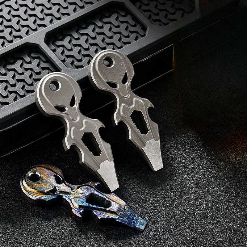 Titanium Alien Finger Knuckle Duster EDC Tool