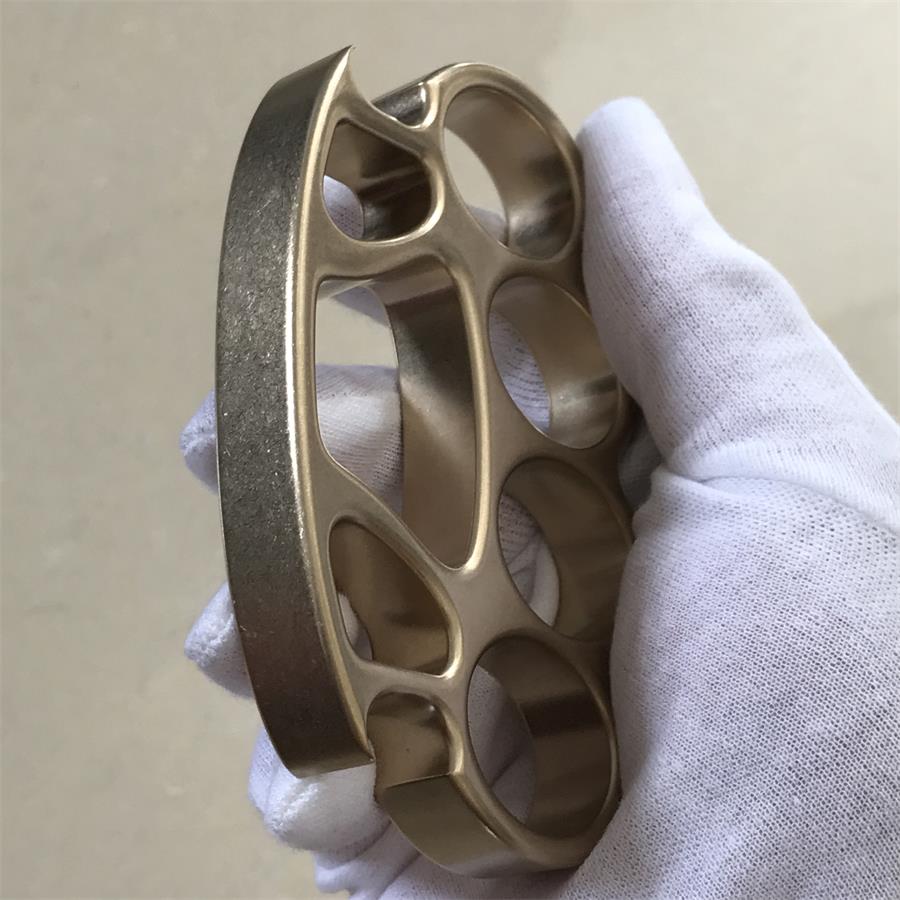 Stonewashed Brass Knuckle Duster Bottle Opener Tool