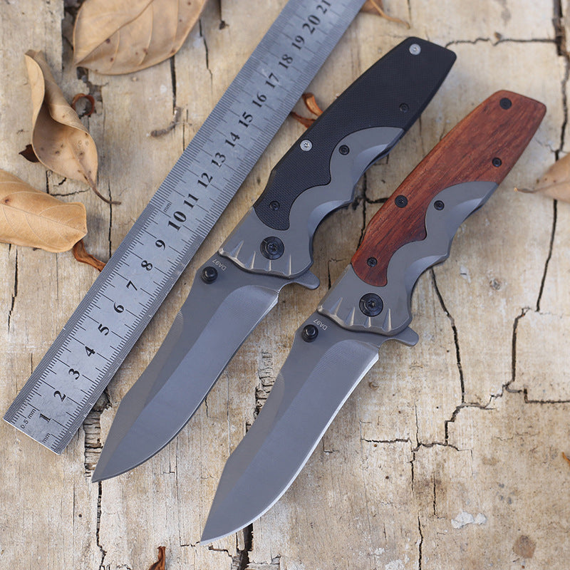 Versatile Outdoor Folding Knife for Camping and Self-defense