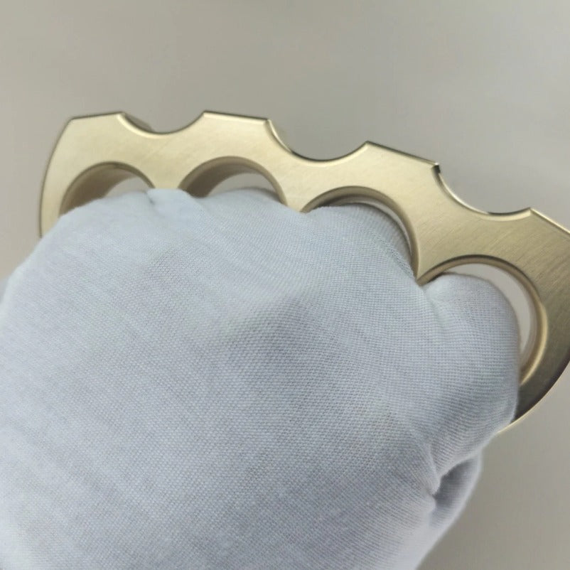Pure Brass Knuckle Duster Self-Defense Equipment for Maximum Security