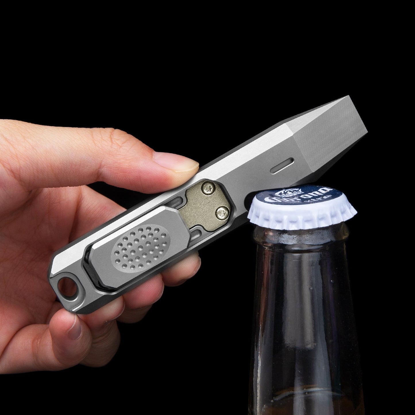 Titanium Fidget Tool with Pry Bar and Bottle Opener for EDC Use