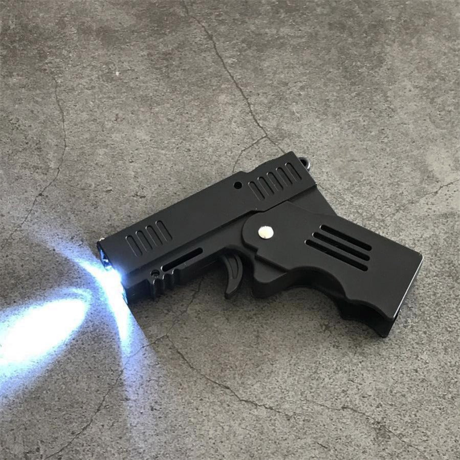 Compact Foldable Stun Device for Everyday Self-Defense