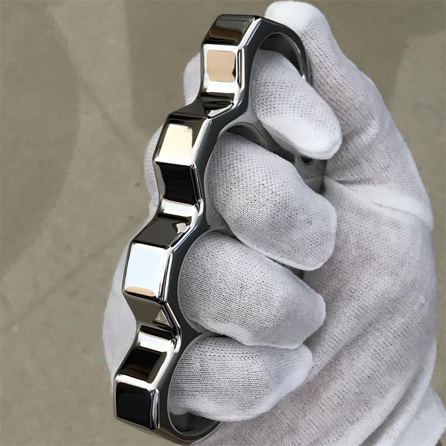 The GODEDC Mirror-Polished Steel Knuckle Duster