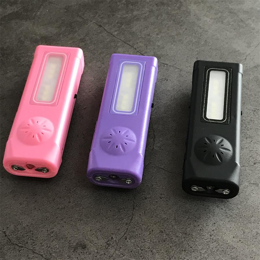 Self-defense Flashlight with Built-in Stun Gun Feature