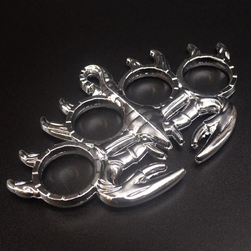 Scorpion Design Knuckle Duster Four Finger Protection Tool
