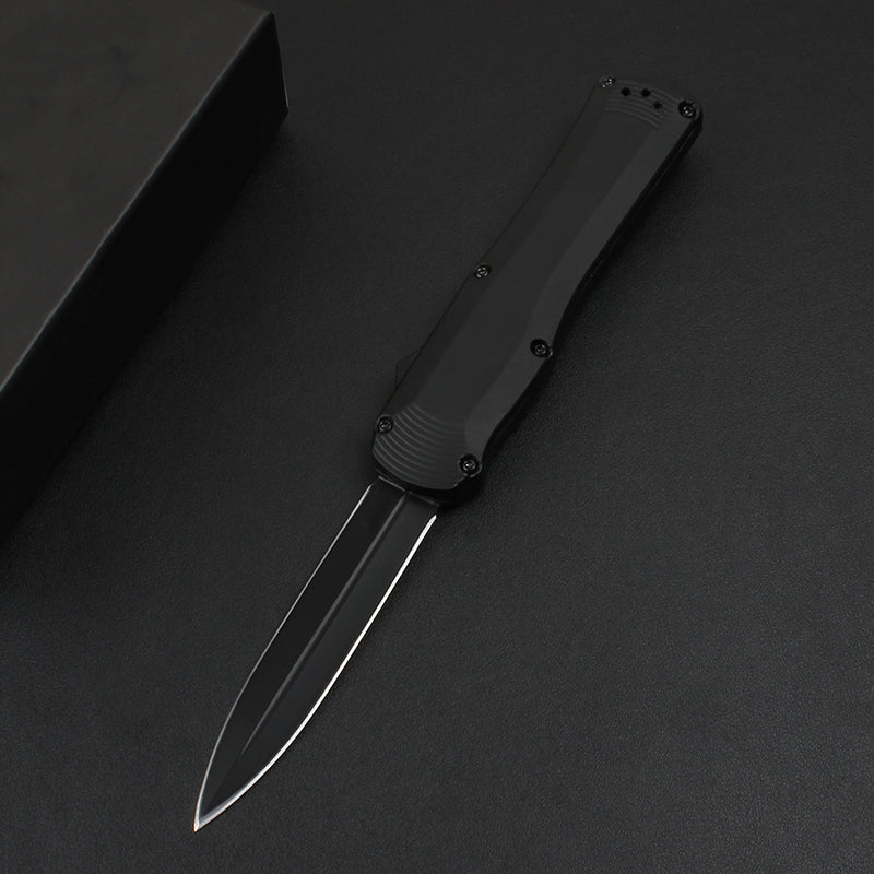 Zinc Aluminum Alloy Handle EDC Tool Tactical Knife for Outdoor Hunting
