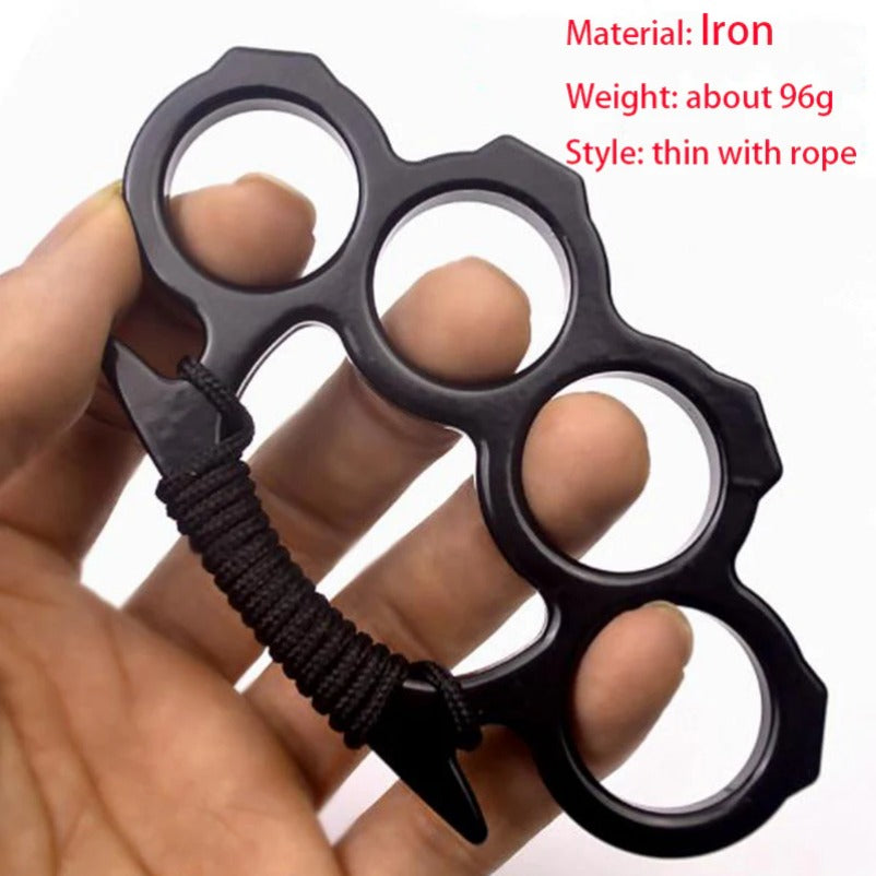 IronGuard Self-Defense Gear Featuring Iron Knuckle Duster and Window Breaker