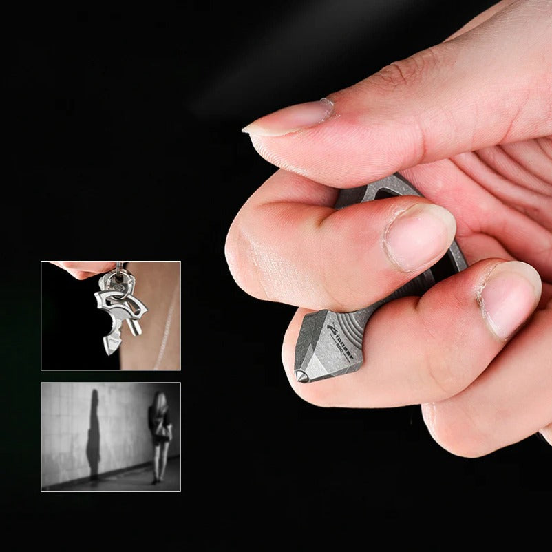 Titanium Alloy Emergency Shatter Key for Quick Window Breakage
