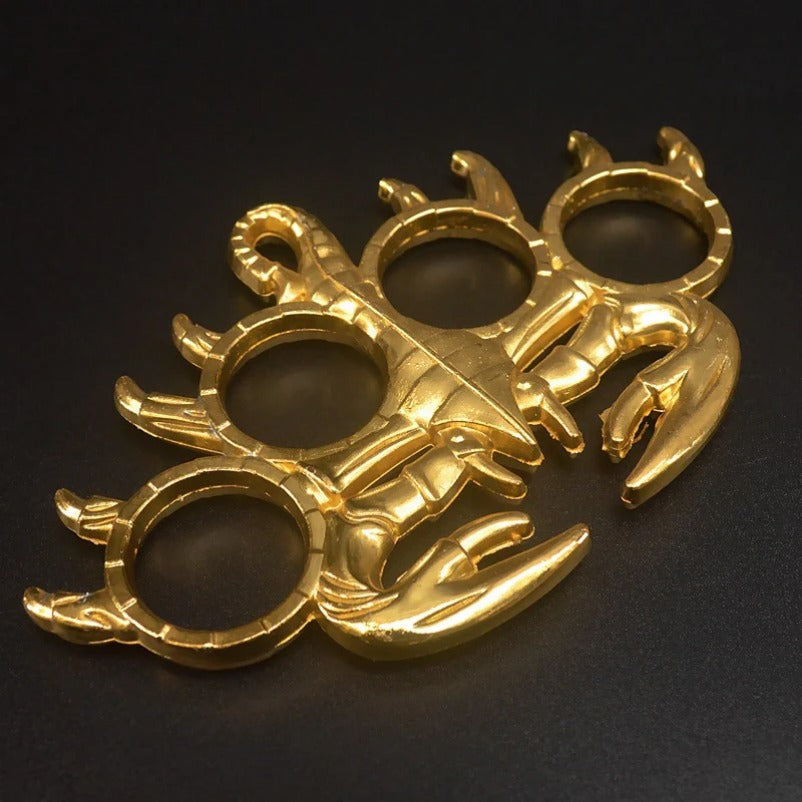 Scorpion Design Knuckle Duster Four Finger Protection Tool