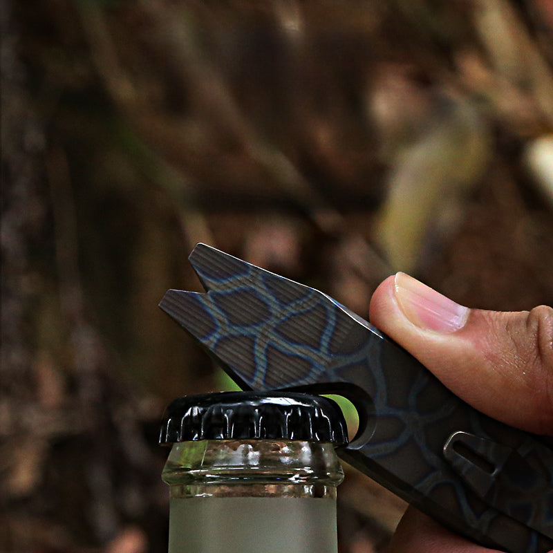 TC4 Knuckle Duster Titanium MultiTool Survival Stick