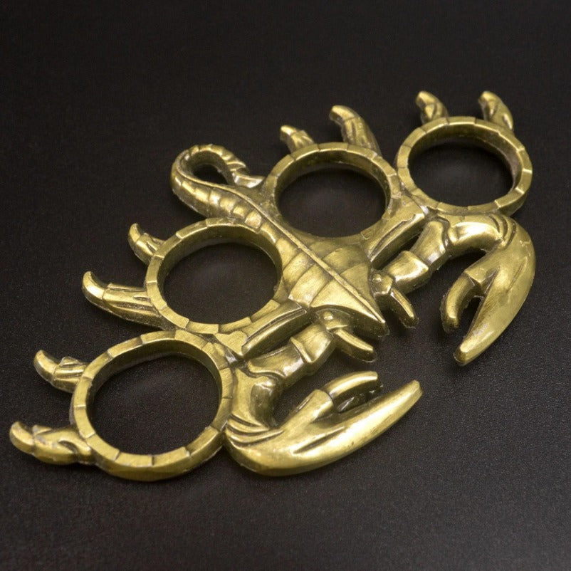Scorpion Design Knuckle Duster Four Finger Protection Tool