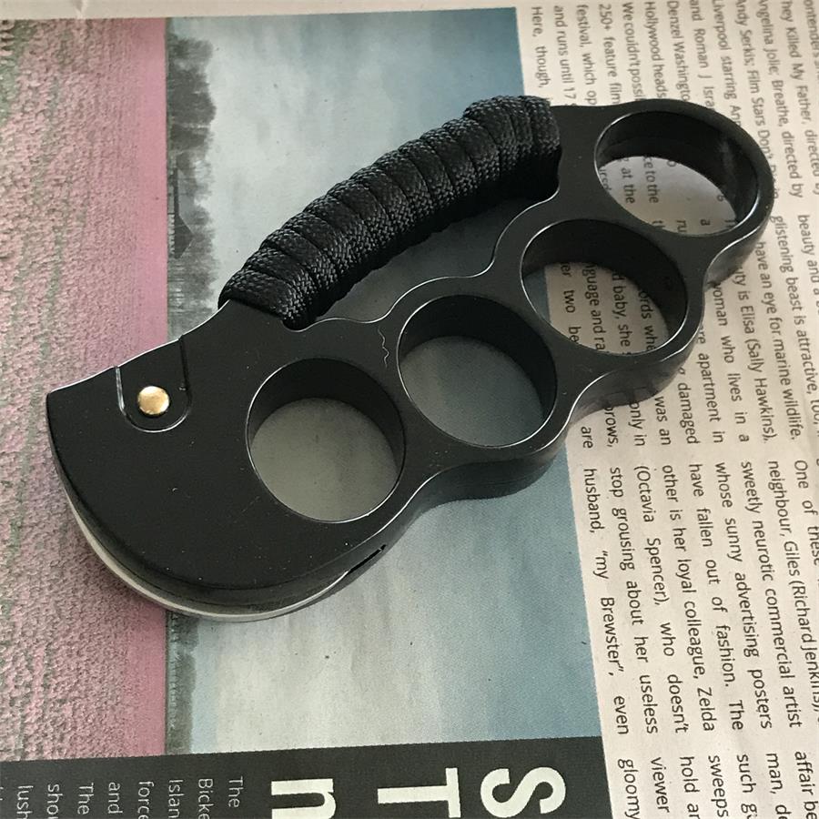 EDC Knuckle Duster Knife Set Multi-Purpose Self-Defense Tool