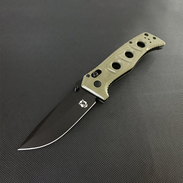 Liome G10 Grip Folding Knife for Outdoor Survival and Everyday Carry