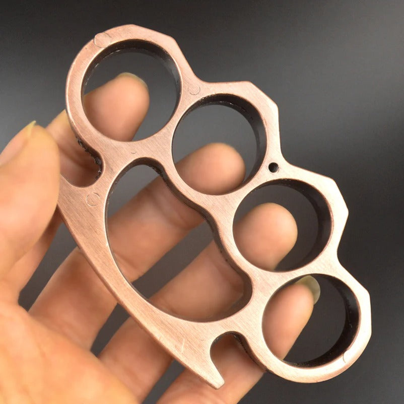 ColorGuard Metal Brass Knuckle Duster and Tiger Fist Buckle for Safety