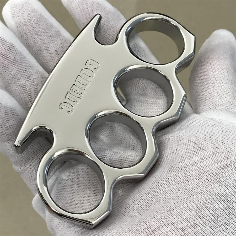 The GODEDC Mirror-Polished Steel Knuckle Duster