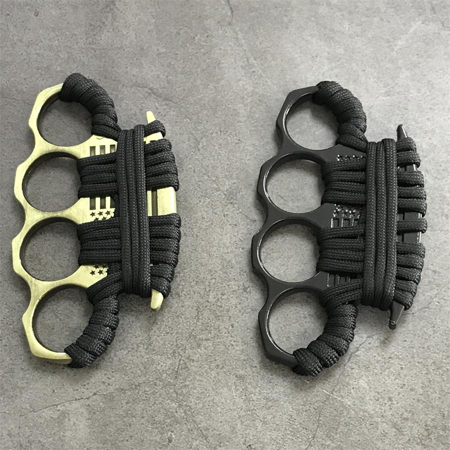 Star Texture Knuckle Duster Outdoor Utility Tool