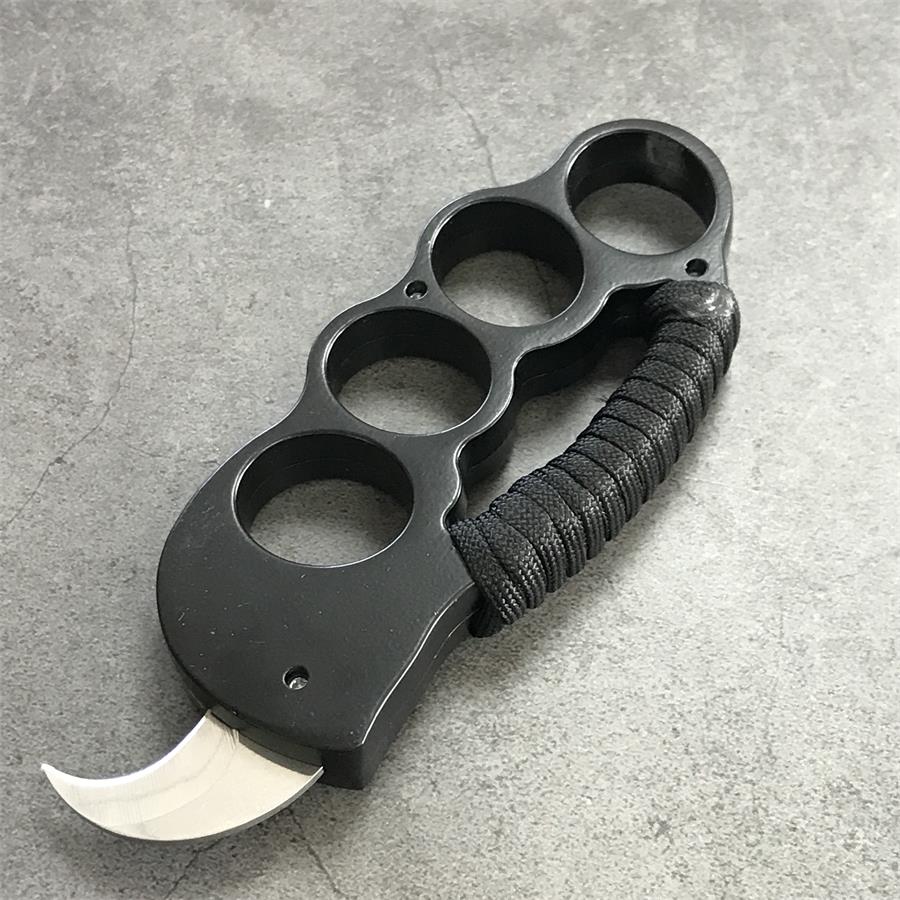 EDC Knuckle Duster Knife Set Multi-Purpose Self-Defense Tool