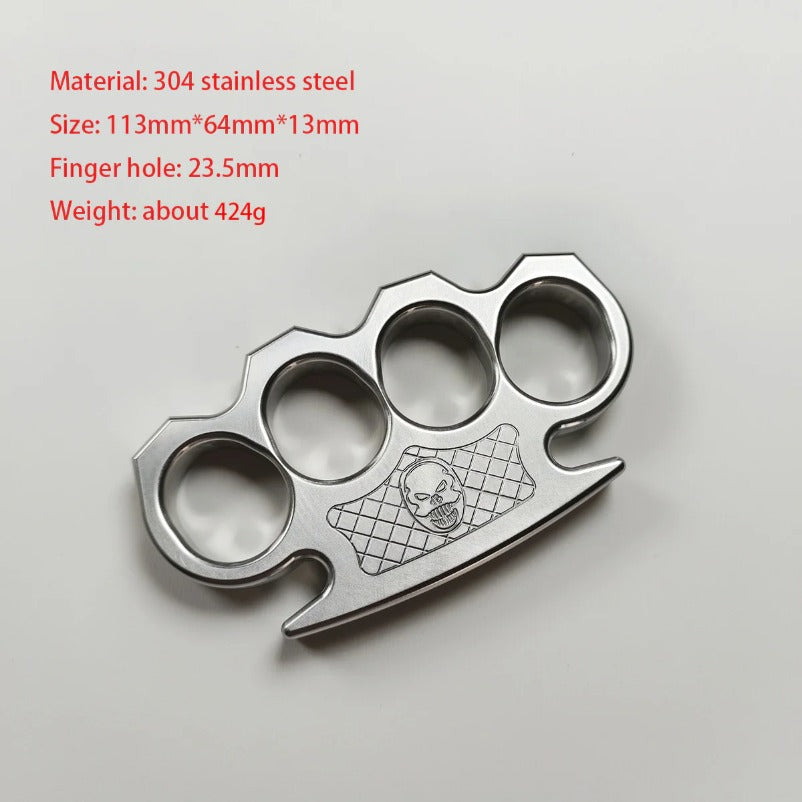 Solid Steel Knuckle Duster Tactical Emergency Defense Equipment