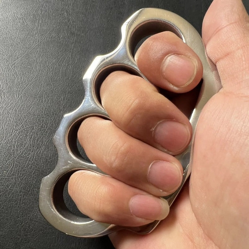 Reliable Steel Knuckle Duster Self-Defense Tool for Daily Use