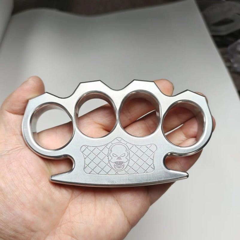 Solid Steel Knuckle Duster Tactical Emergency Defense Equipment