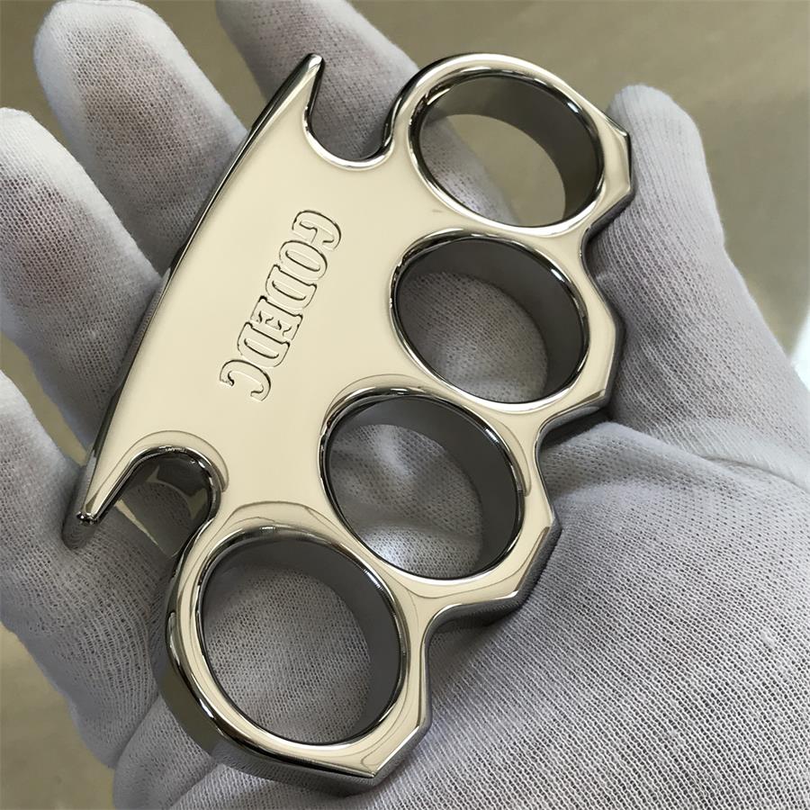 The GODEDC Mirror-Polished Steel Knuckle Duster