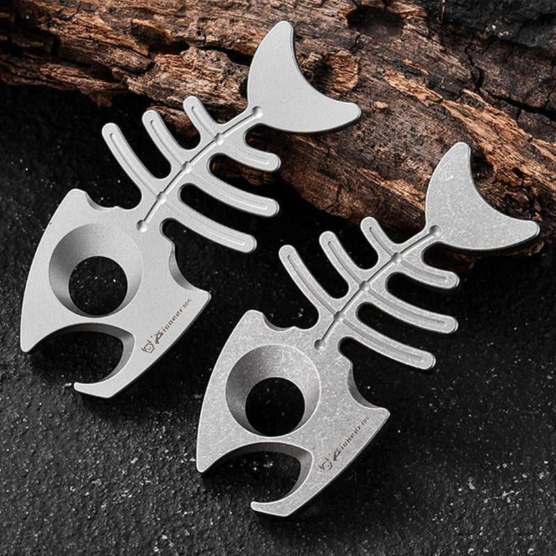 Titanium EDC Bottle Opener with Built-In Self-Defense Feature