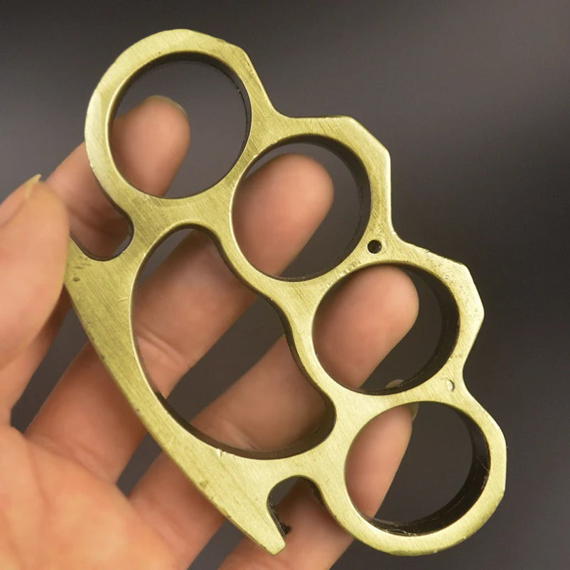 ColorGuard Metal Brass Knuckle Duster and Tiger Fist Buckle for Safety