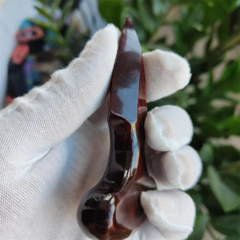 Hand-Polished Rosewood Thorn for Personal Protection